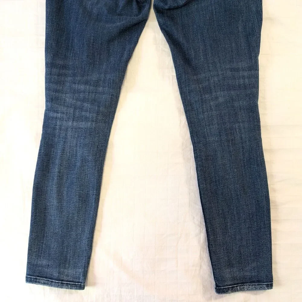 DL1961 Margaux Mid Rise Ankle Skinny Distressed Ripped Jeans, Size 26 - Picture 6 of 8